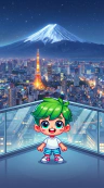 Tokyo travel photo collectible